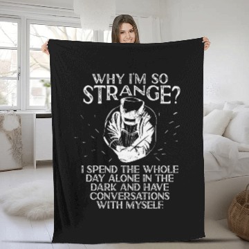 Discover Welding Ironworker Steel Worker Ironworking Welder Baseball Tees Fleece Blankets