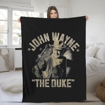 Discover John Wayne Fleece Blankets The Duke Fleece Blankets