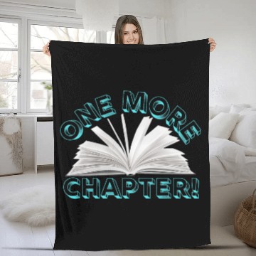 Discover One More Chapter Book Lover Reader Reading Teacher 1 Baseball Tees Fleece Blankets