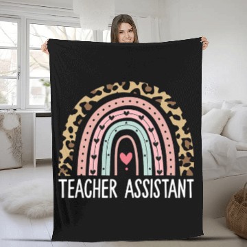 Discover Teacher Assistant Aide Paraprofessional School Worker 7 Baseball Tees Fleece Blankets