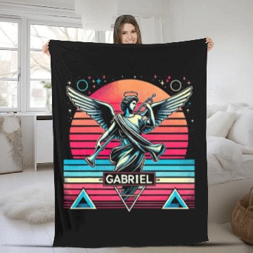 Discover Archangel Gabriel Catholic Christianity Guardian Angel 2 Baseball Tees Fleece Blankets
