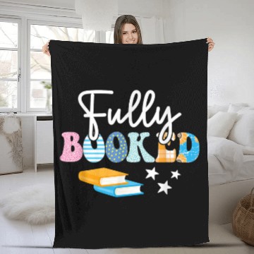 Discover Book Reader Fully Booked Baseball Tees Fleece Blankets