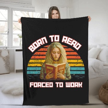 Discover Book Reader Lover vintages Rainbow Reading Apparel Read Books Fleece Blankets
