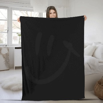 Discover Smiley Face Happy Face Fleece Blankets