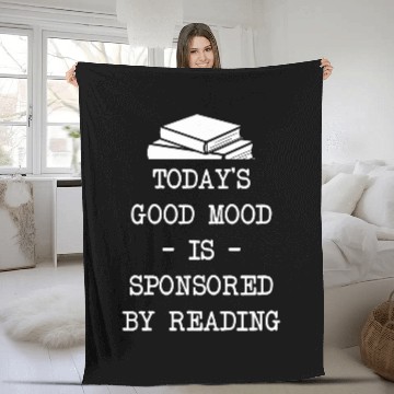 Discover Reading Book Reader Bookworm Books Lover Fleece Blankets