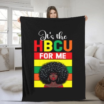 Discover It s The HBCU For Me Historical Black College Alumni Fleece Blankets