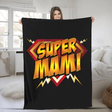 Discover Super Mami Superhero Mom Comic Book Women Baseball Tees Fleece Blankets