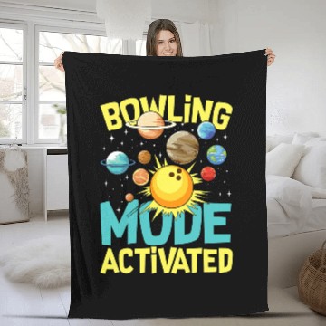 Discover Bowling Mode Activated Baseball Tees Fleece Blankets