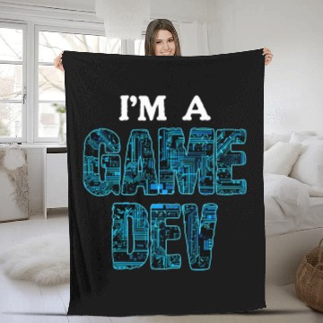 Discover Im a Game Dev Computer Circuit Programming Baseball Tees Fleece Blankets