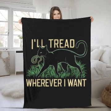 Discover Ill Thread Wherever I Want Childless Cat Lady Election Zip Fleece Blankets