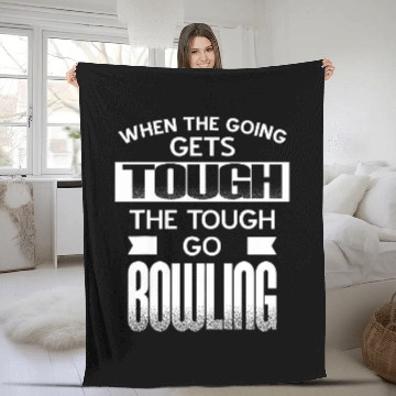 Discover Go bowling Fleece Blankets