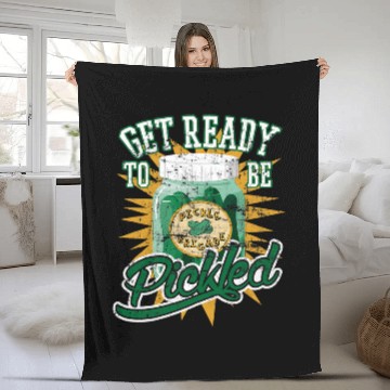 Discover Get Ready To Be Pickled Pickleball Zip Fleece Blankets