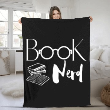 Discover Book nerd 7 Fleece Blankets