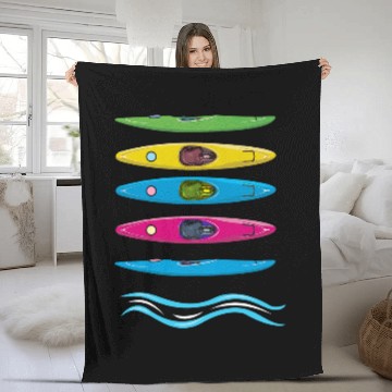 Discover Boating Boat Kayak Kayaking Pontoon Lake Summer Baseball Tees Fleece Blankets