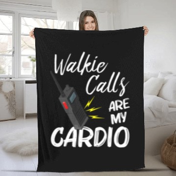 Discover Walking Calls Are My Cardio Sped Teacher Coping Skills Fleece Blankets