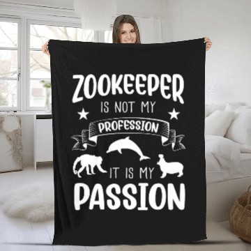 Discover Zookeeper Passion Zoo Keeper Zoology Student Animal Keeper Baseball Tees Fleece Blankets