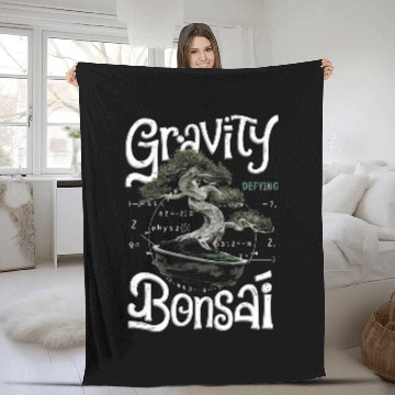 Discover Gravity Defying Bonsai Physics Baseball Tees Fleece Blankets