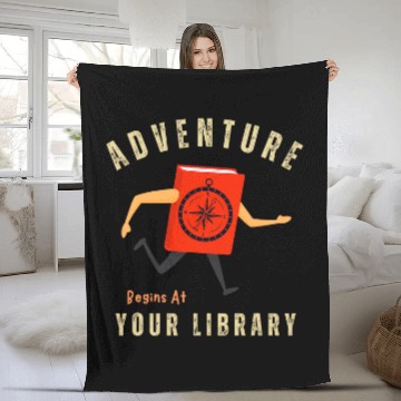 Discover Adventure Begins At Your Library Summer Reading Program 2024 13 Fleece Blankets