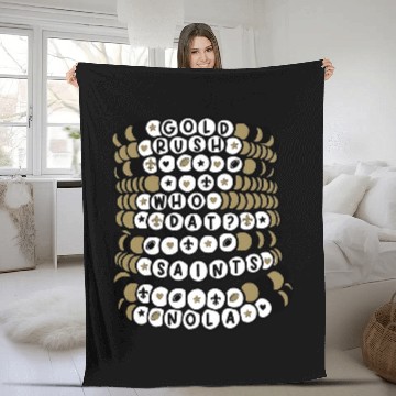 Discover New Orleans Saints- Gold Rush- bracelets Baseball Jackets Fleece Blankets
