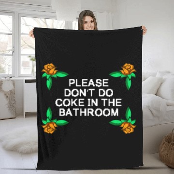 Discover Bathroom Funny Professional Maid Fleece Blankets