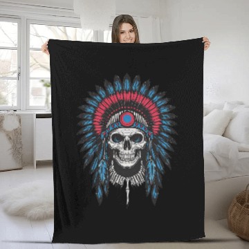 Discover Patriotic Feathers Native American Indian Skul Symbol Bumper Baseball Tees Fleece Blankets