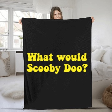 Discover WHAT WOULD SCOOBY DOO Hawaiians Fleece Blankets