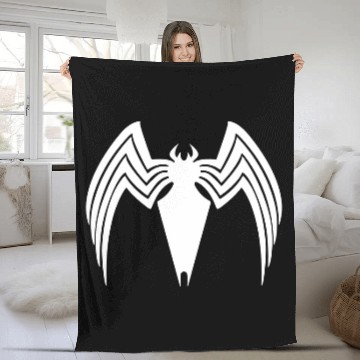 Discover Venom Logo Unisex Heavy Blend Hooded Fleece Blankets