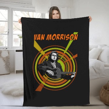 Discover Van M - Van Morrison - Fleece Blankets