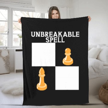 Discover Unbreakable Spell Chess Pawn Bishop Chess Player Board Game Baseball Tees Fleece Blankets