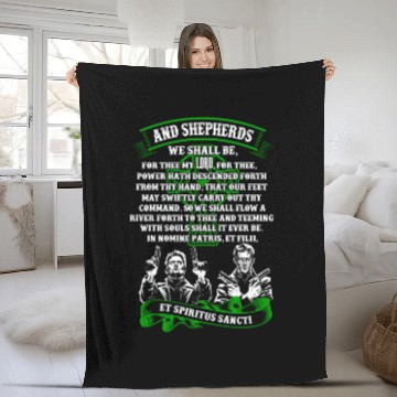 Discover The Boondock Saints - And Shepherds we shall be Fleece Blankets
