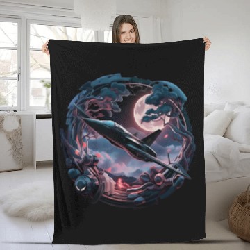 Discover Celestial Explorations Fleece Blankets