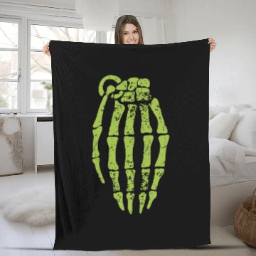 Discover BREAKING BAD Jesse Pinkman Neon Skeleton Fleece Blankets