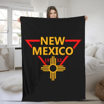 Discover New Mexico Established Baseball Jerseys Fleece Blankets