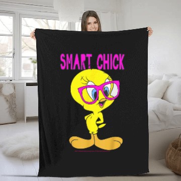 Discover Looney Tunes Tweety Bird Smart Chick Fleece Blankets