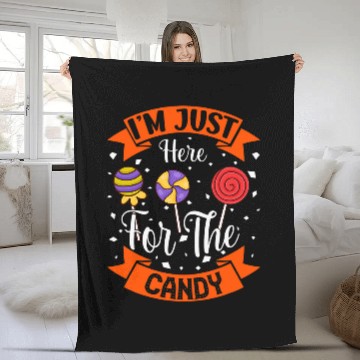 Discover Cute Lollipop Sweets I m Just Here For The Candy Halloween 3 Baseball Tees Fleece Blankets