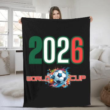 Discover world cup 2026 Fleece Blankets