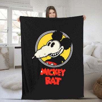 Discover Mickey Rat Fleece Blankets