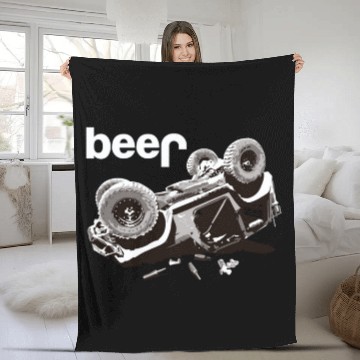 Discover beer jeep Offroad Jeep Bear Baseball Jerseys Fleece Blankets