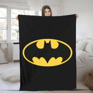 Discover Batman Logo Fleece Blankets