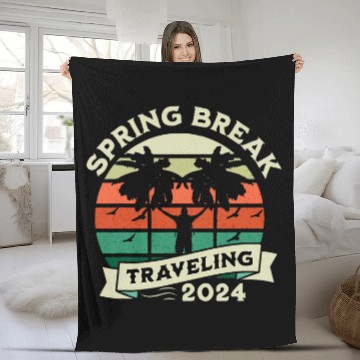Discover Spring Break Vacation traveling Baseball Tees Fleece Blankets