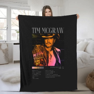 Discover Tim Mcgraw Vintage Tour Fleece Blankets