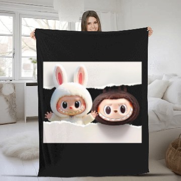 Discover Thick Labubu Fleece Blankets  Cozy & Durable