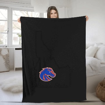 Discover Boise State Broncos Idaho Offilly Fleece Blankets