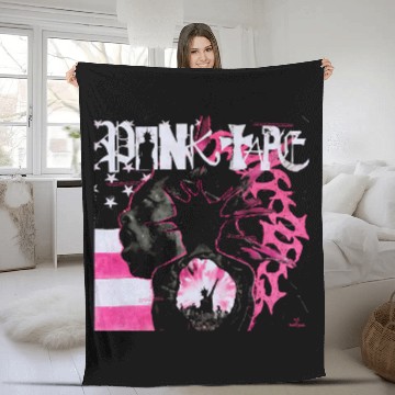 Discover Lil Uzi Vert Graphic Fleece Blankets, Rap Fleece Blankets Graphic Print