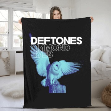 Discover Deftone Diamond Eyes Fleece Blankets Unisex