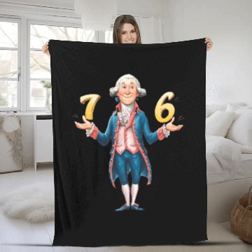 Discover Six Seven Fleece Blankets George Washington Design