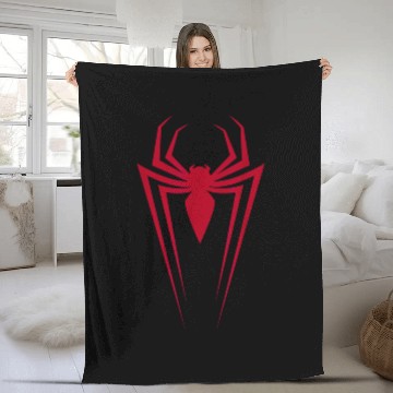 Discover Marvel Spider-Man Spider Icon C1 Fleece Blankets