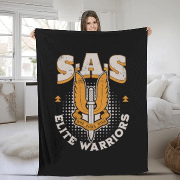 Discover SAS Special Air Services Military British Fleece Blankets