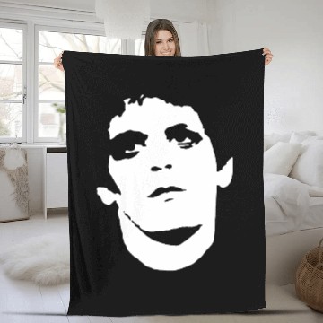 Discover Lou Reed Fleece Blankets