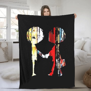 Discover Colorful Shake hands Radiohead Baseball Tees Fleece Blankets